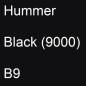 Preview: Hummer, Black (9000), B9.